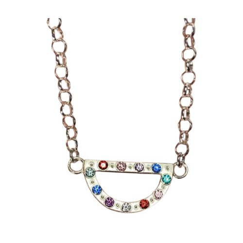 10 Joyas De Plata Colgante Con Circones De Colores