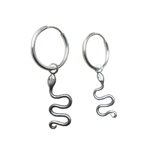 40 Aros De Serpiente Joyas De Plata