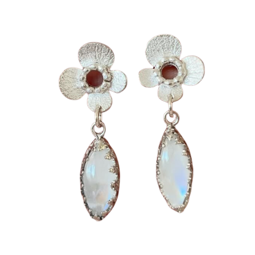 49 Joyas De Plata Aros Engastados Safiros