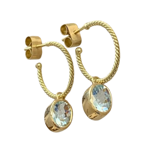 64 Joyas De Oro Aros Engastados Piedras